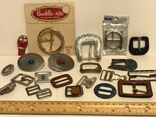 LOT - ASSORTED VINTAGE BELT BUCKLES/MISC.
