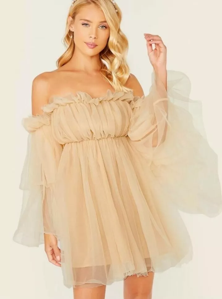Mesh dress cheap shein