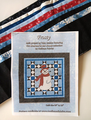 Hoffman Toby Lischko ''Weekend in the Woods'' KIT Pattern & Fabric Included New