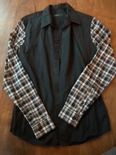 Men s Givenchy ling Sleeve Button Up Cotton Dress Shirt sz15
