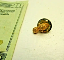 Vintage Adorable Peanut Shell Pin Pinback Swag