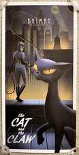 Cat And The Claw Batman Animated Series Art Print Poster Mondo Andy Fairhurst