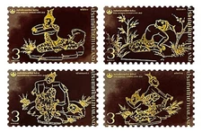 THAILAND 2021 THAI HERITAGE CONSERVATION TRADITIONAL MASSAGE COMP. SET 4 STAMPS