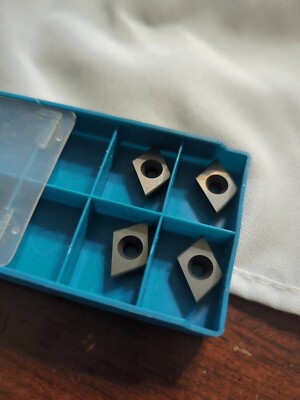 Lot of 4 New Ingersoll Carbide Milling Inserts GDE323R04 Grade 110S (B13)