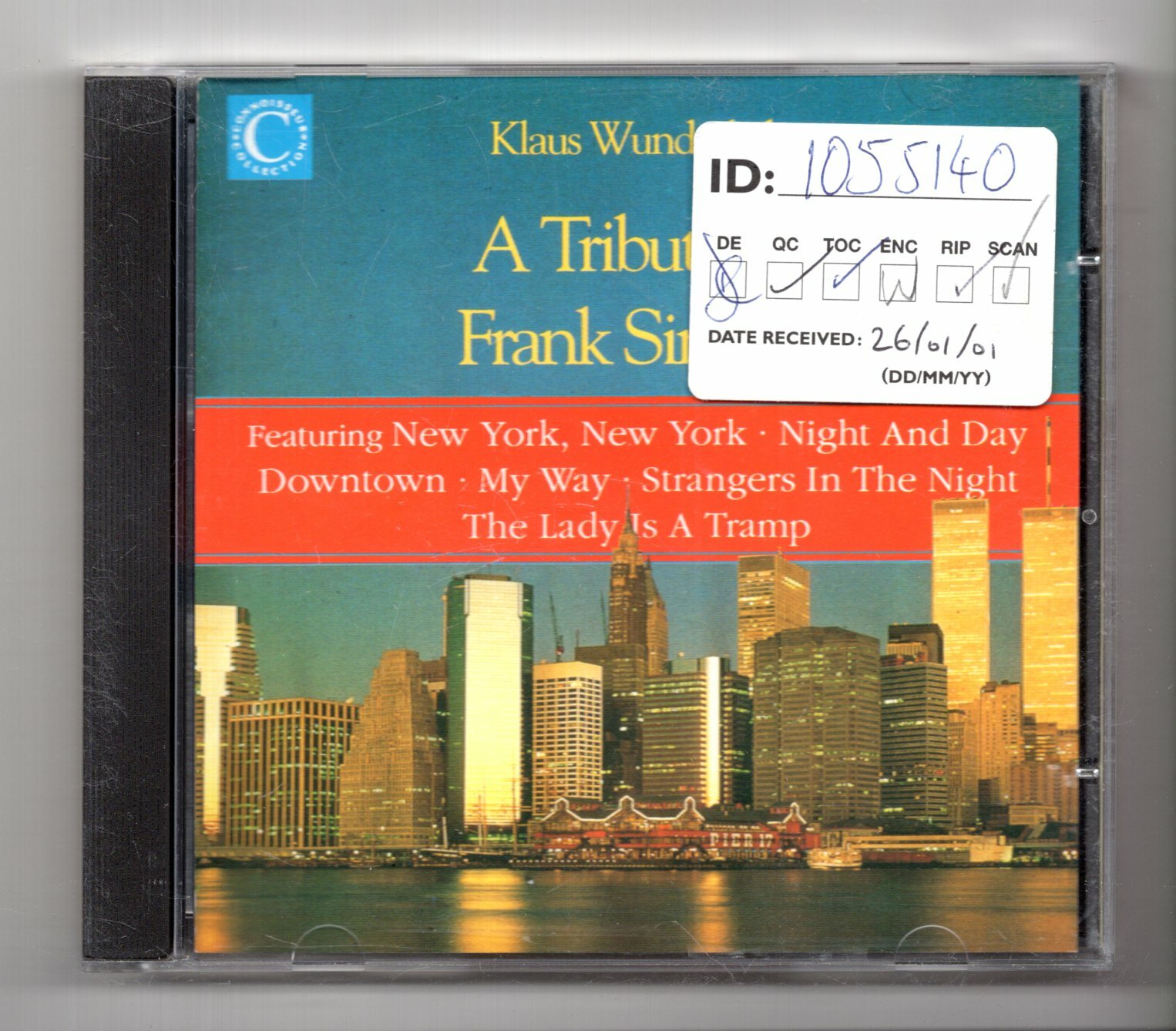 (KF953) Klaus Wunderlich, A Tribute To Frank Sinatra - 1991 CD