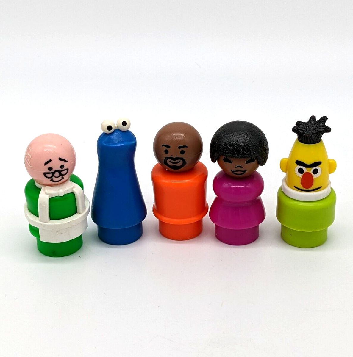 Vintage Fisher Price Little People Sesame Street Lot of Bert