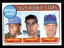 1969 Topps Baseball #641 N.L. Rookies NM/MT *f2