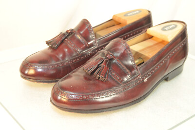 Купить bally mens david made in italy leather slip on tassel  display picture 1