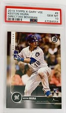 2019 Topps Gary Vee Keston Hiura RC Direct 360 Bowman PSA 10 Nice!
