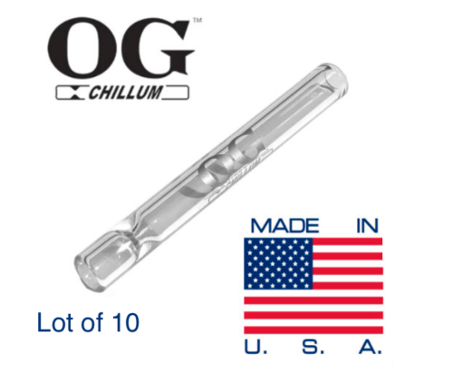 Lot de 10 - 4'' The Original OG Chillum fabriqué aux États-Unis - One Hitter  - Photo 1 sur 4