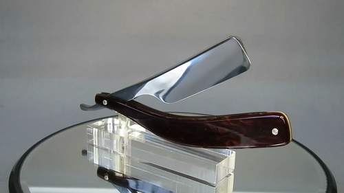 Near wedge Kamisori "栄光" Glory Japanese Straight Razor Made in Japan #R769 Box - Video 1 of 1