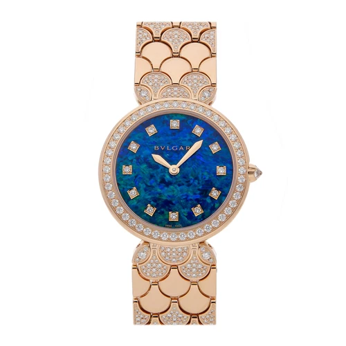 Bvlgari Diva's Dream Divina Blue Green Opal Diamond Watch 103646