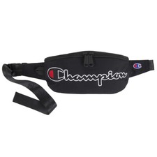 Brand New CHAMPION Prime Black Logo Waist Pack Sling Bag
