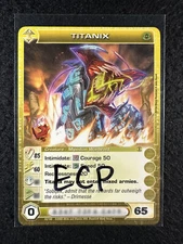 Chaotic TCG 3 Max ECP Titanix 33/100 SS 1st Ed Uncommon NM/LP