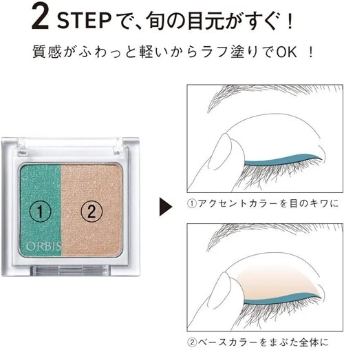 Sombra de ojos sin perfume ORBIS Twin Gradient color de ojos arce puesta de sol Foto 3 de 4