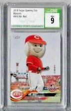 2018 Topps Opening Day Mr. Red Mascots CSG 9