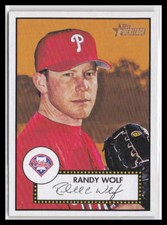 Randy Wolf #28a 2001 Topps Heritage Philadelphia Phillies