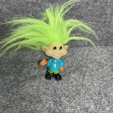 Vintage 1993 Burger King Kids Club Glow in the Dark Troll Doll