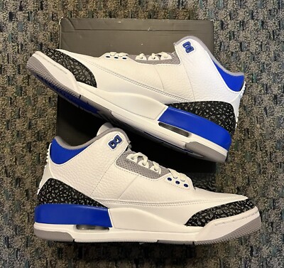 jordan 3 racer blue size 5