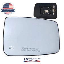 Side View Mirror Glass for 2010-2020 DODGE RAM 1500/2500 w Heated Passenger Side