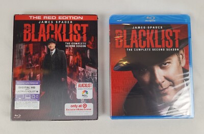 Blacklist: Complete Second Season 2 /The Red Edition( Blu-ray, 2015, BRAND NEW!)