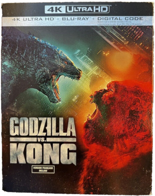 FACTORY SEALED with SLIPCOVER Godzilla vs. Kong (4K UHD Blu-ray) Shun Oguri
