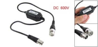 CCTV Video Balun Ground Loop Coaxial Isolator BNC Male to Female CCTV Camera