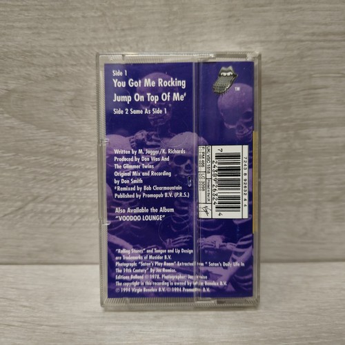 THE ROLLING STONES - You Got Me Rocking - Cassette Tape Single Very Good Cond. - Picture 2 of 5