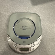 Vintage GPX Silver C3870 Portable Compact Disc CD Player Disc Man