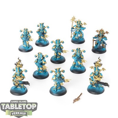 Thousand Sons - 10x Rubric Marines - teilweise bemalt