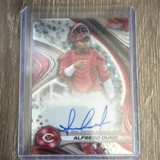 Topps 2024 Bowman's Best Alfredo Duno Reds Best of 2024 Auto #B24-AD