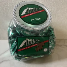 Andes Crème de Menthe Chocolate Mint Thins - 240 Count - 40 Oz Tub. Free Ship!!
