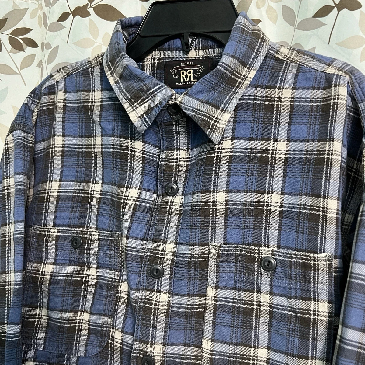 RRL Flannel Casual Button-Down Shirts for Men for sale | eBay