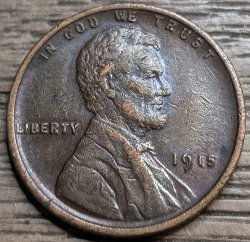 1915 Lincoln Wheat Cent - AU Details