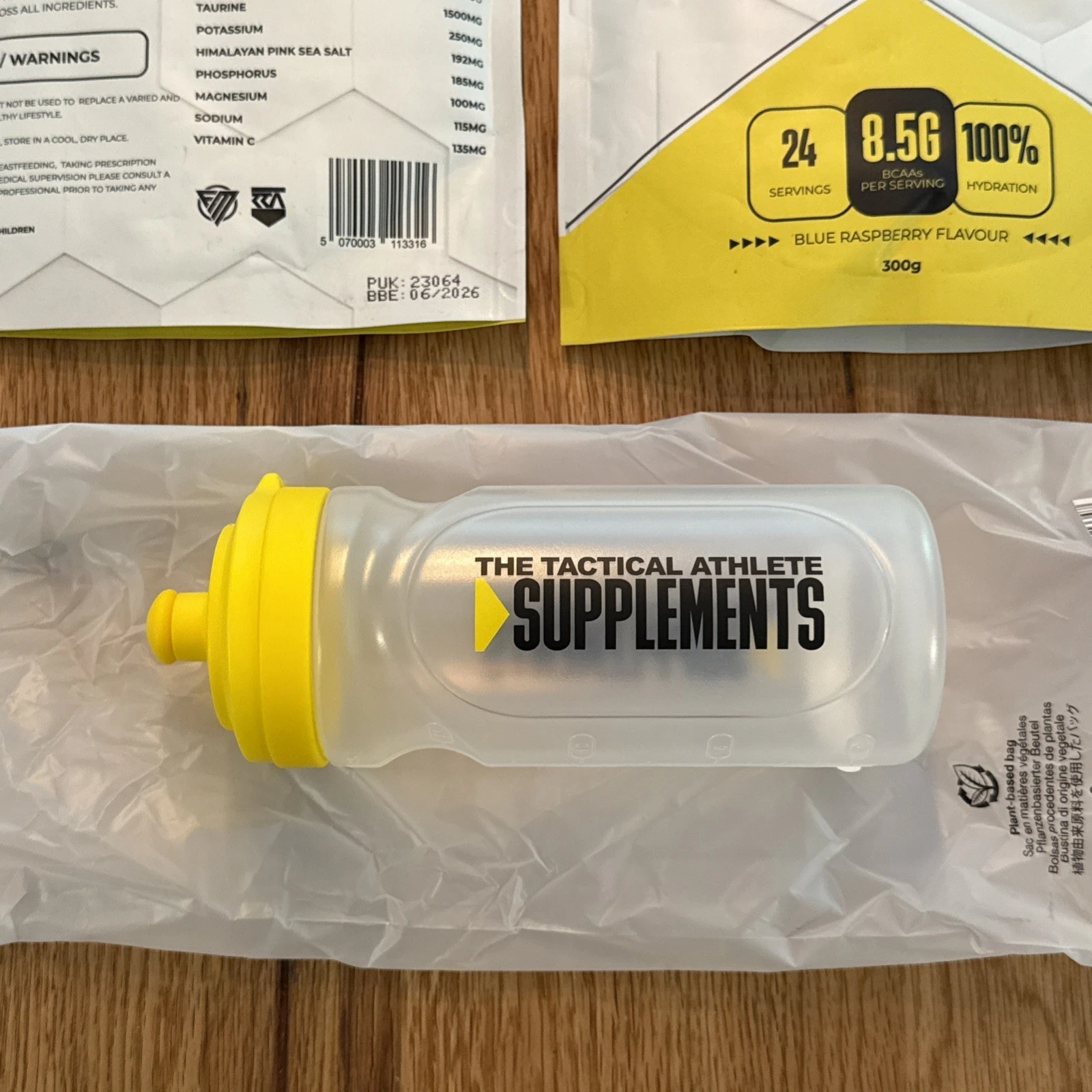 The Tactical Athlete Supplements Performance Hydration Blue Raspberry 300G - New 5
