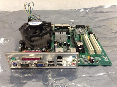 Intel D101GGC Socket 775 Motherboard w/ Celeron 3.06GHz CPU & Heatsink WORKING