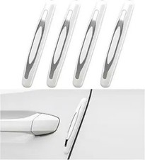 4 PCS Car Door Edge Guards, Anti-Scratch DoorEdge Guards Trim St Color: White
