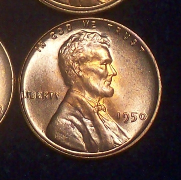 1950-P CHOICE BU - LINCOLN WHEAT CENT - SUPER CLEAN COIN - SEE PICS!