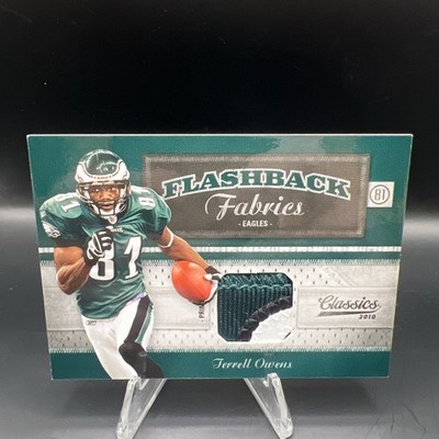TERRELL OWENS 2010 Panini Classics 3 COLOR Jersey Flashback Fabrics /200