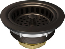 Stylish Oil Rubbed Bronze 3.5" Basket Strainers - Durable  Elegant Design