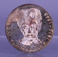 1975 Germany 5 Deutsche Mark Silver Coin 0.625 Albert Schweitzer Scrap Bullion