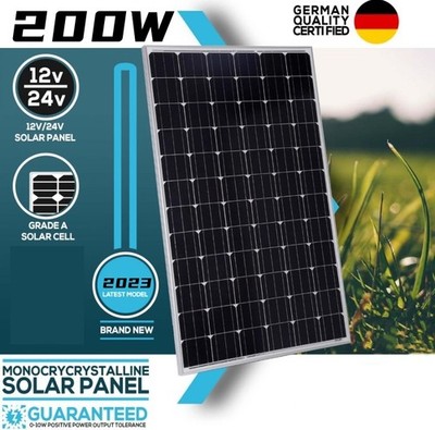 200 watt Solar Panel High Efficiency PV Module Power 200W Mono for 12/24V System