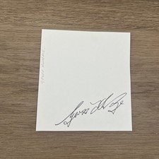 Geoff Humpage - Warwickshire & England - Signed Piece