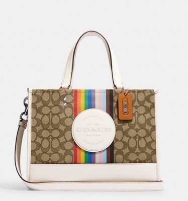 COACH フィールドトート30 ショルダーバッグ COACH Field Tote 30 In Signature Jacquard Satchel Crossbody