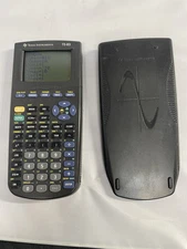 Texas Instruments TI-83 Calculator with Cover Tested And Working