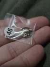 1 G Limited Custom Taz Hand Poured .999 Silver Coin Toning Rare Skull Ponytail