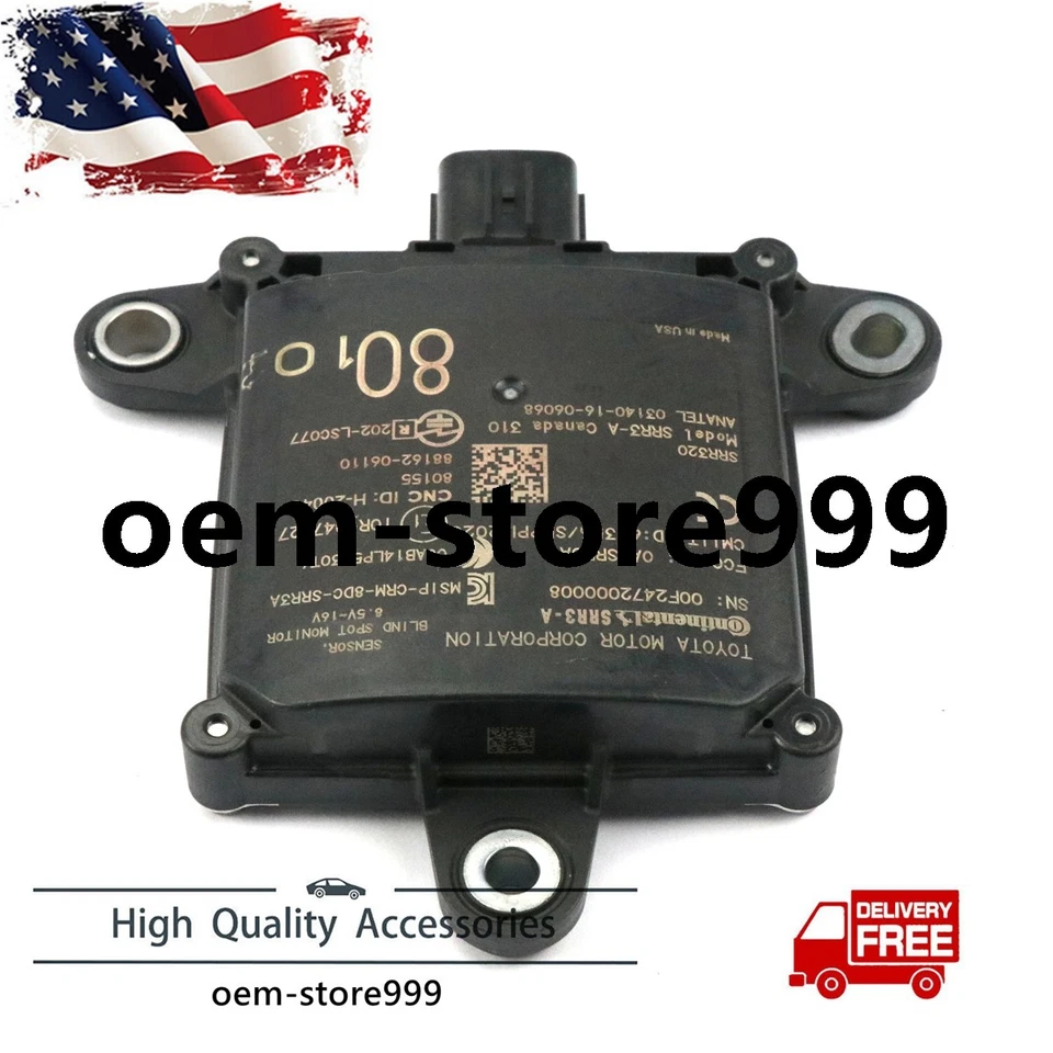 GENUINE LEXUS ES350 ES250 BLIND SPOT OBJECT SENSOR REAR 2021-2023 88162-06110 Foto 4 de 4