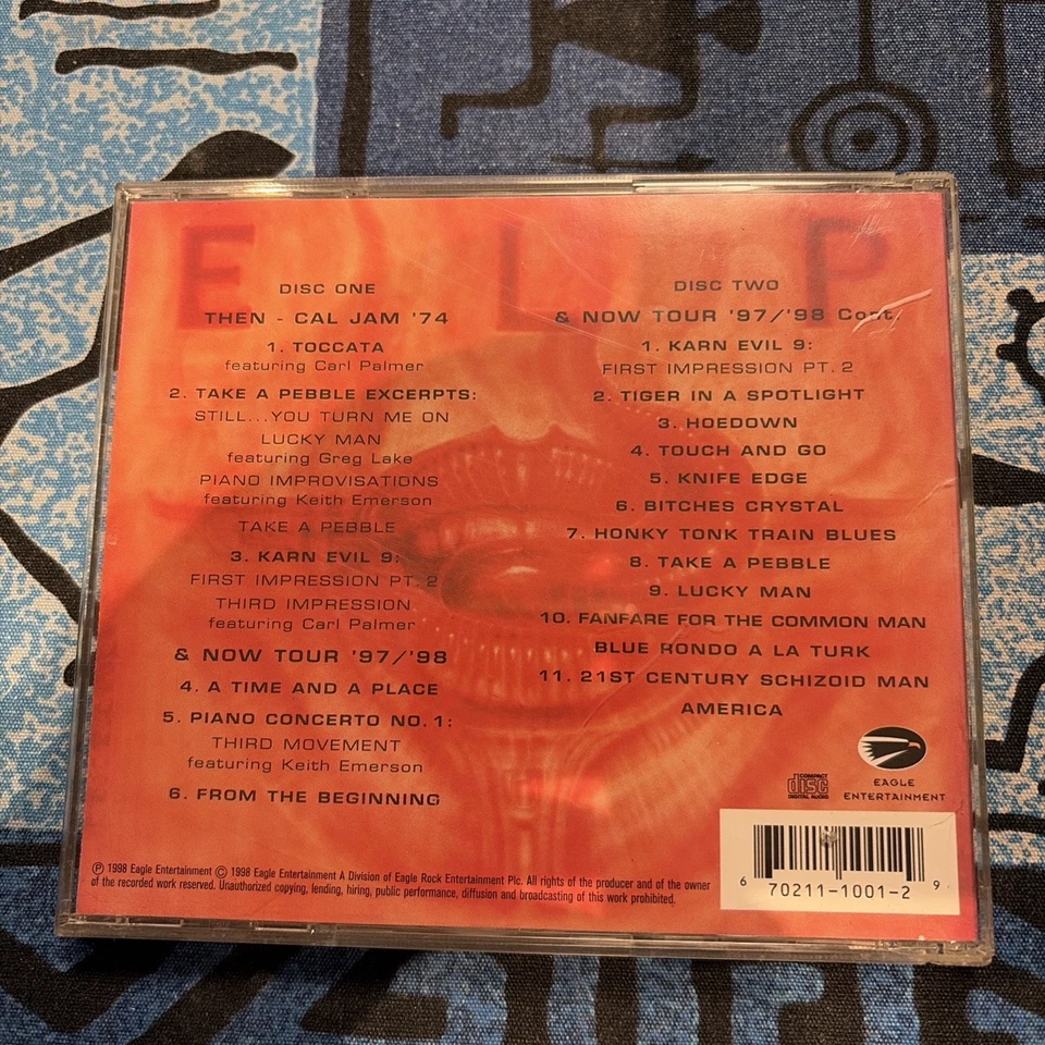 Emerson, Lake & Palmer- Then & Now- 2 CDs- EAGLE 1998 WIE NEU - Bild 2 von 2