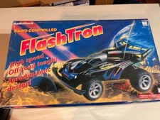 Vintage Radio Shack RC Car Flashtron For Parts Or Repairs With Remote and Manual