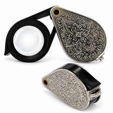 Loupe Full HD 20X Lens Jewellers Eye Amulet Loupe Folding Pocket Magnifier